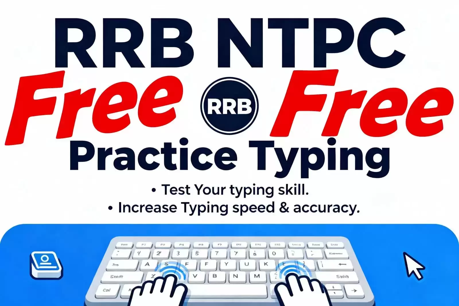 RRB Typing Test Free - English & Hindi